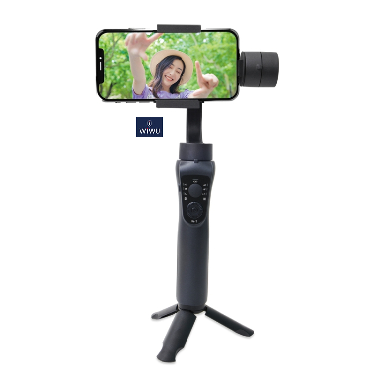 Factory Directly Sell WIWU S5B Black 3-Axis Hand held Stabilized Gimbal 360 Selfie Stick