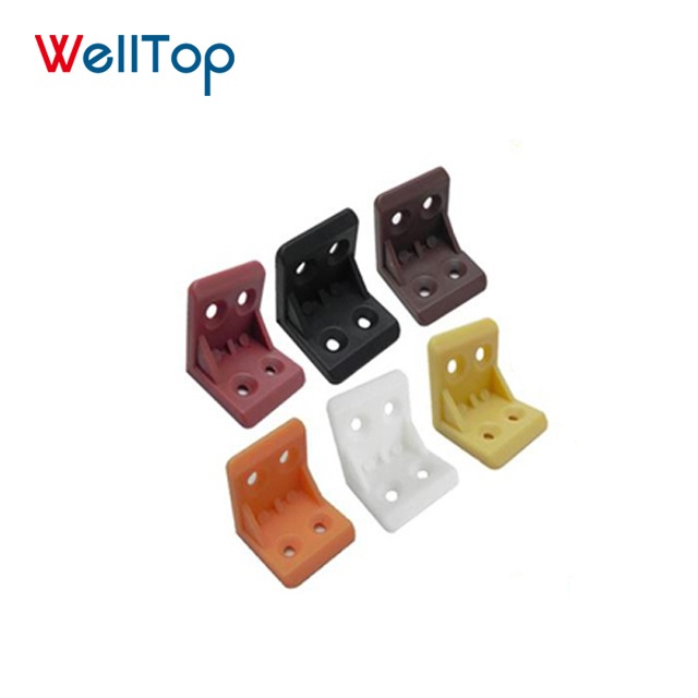 Plastic L shape angle shelf bracket plastic bracket VT-12.018