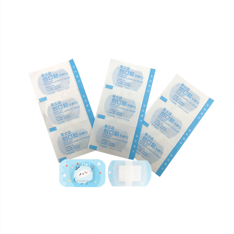 Cheap promotional cartoon adhesive wound plaster with various graphics