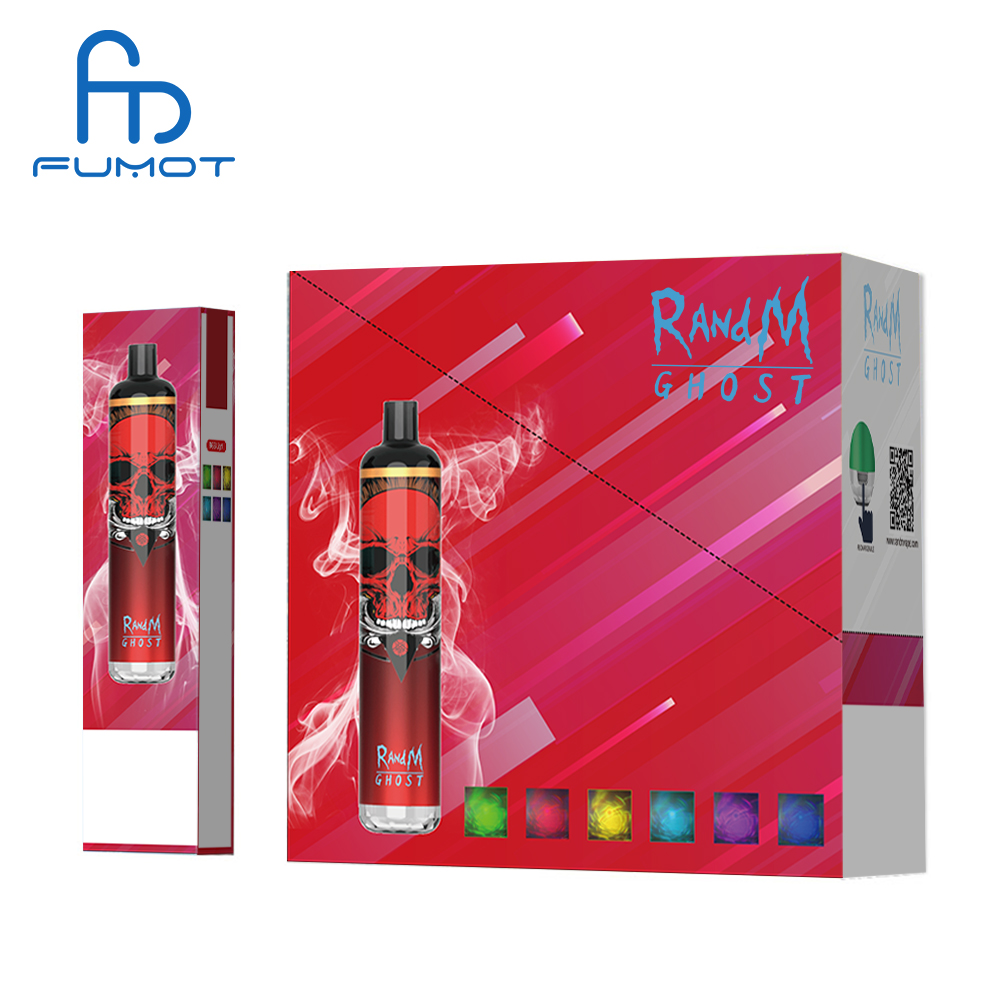 Wholesale Price RANDM ghost Rechargeable R M Dazzle King shine light folding color box