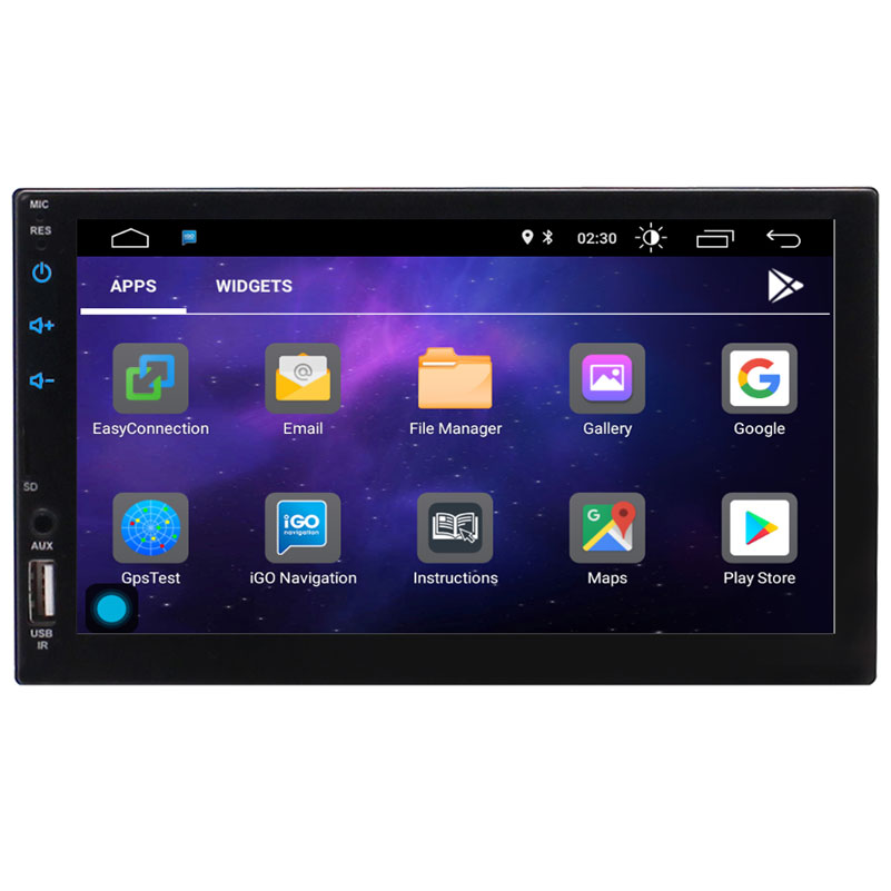 Заводская Прямая поставка Quad-core Android 10,0 двойной Din DSP carlay 7 дюймов сенсорный экран автомобильный GPS навигационная система