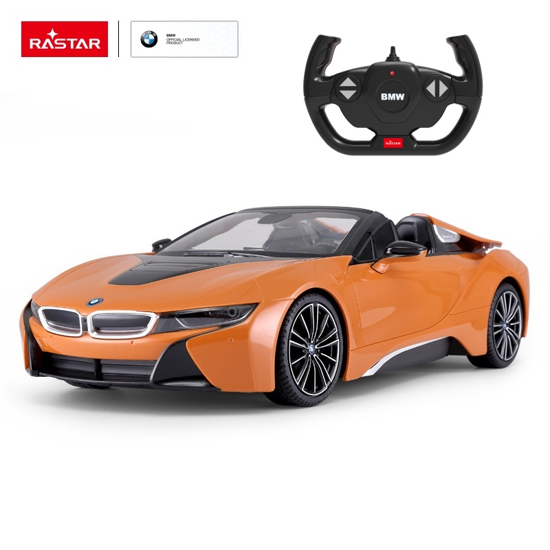 RASTAR игрушка с дистанционным управлением 1:12 BMW i8 roadster трансформер большой Радиоуправляемый автомобиль