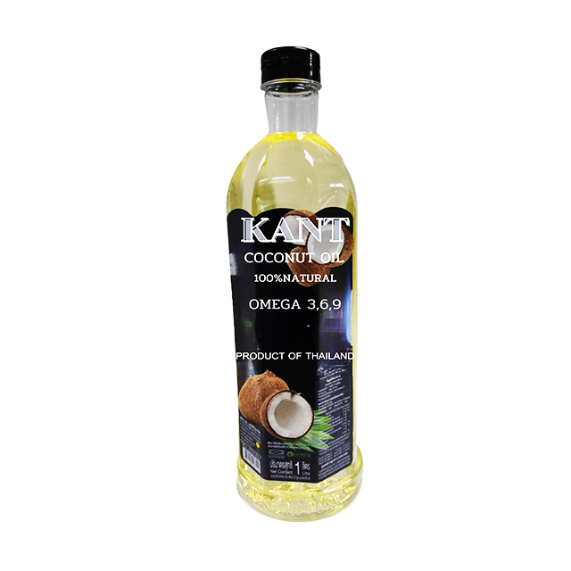 Кокосовое масло KANT можно использовать как для приготовления пищи, так и для косметики, пемиум качества из Таиланда, OEM, без ГМО, в большой упаковке, сырые органические
