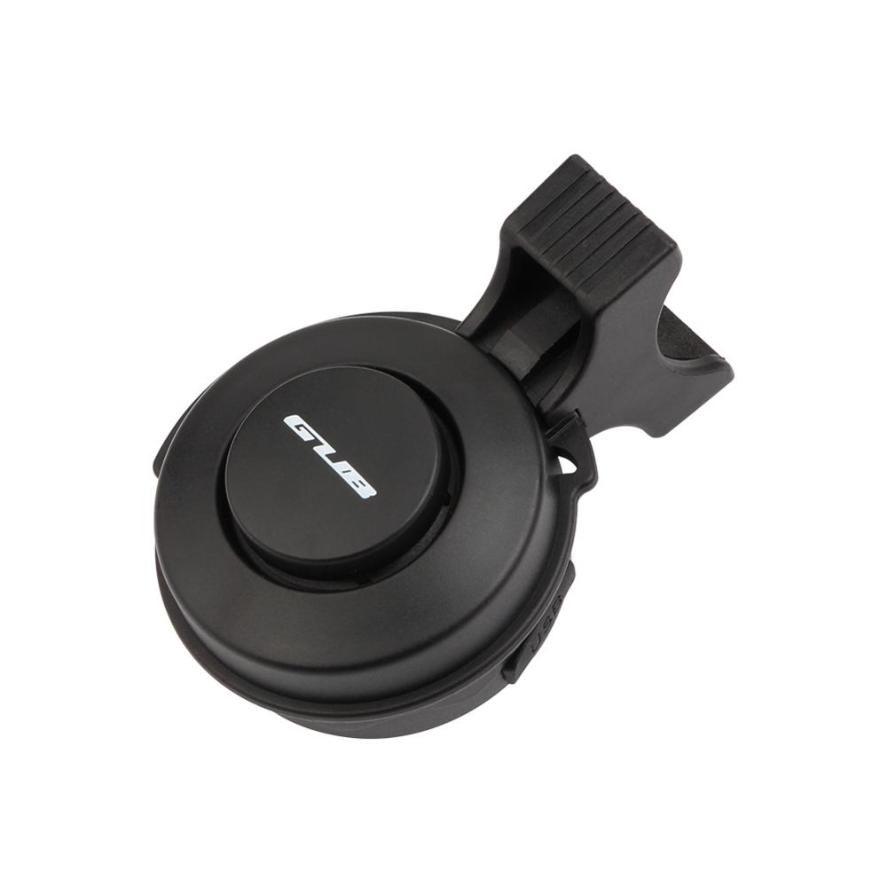 GUB Q-210S велосипедный Электрический гудок ABS + PC USB перезаряжаемое кольцо на руль горного велосипеда 4 звуковых сигнала черные