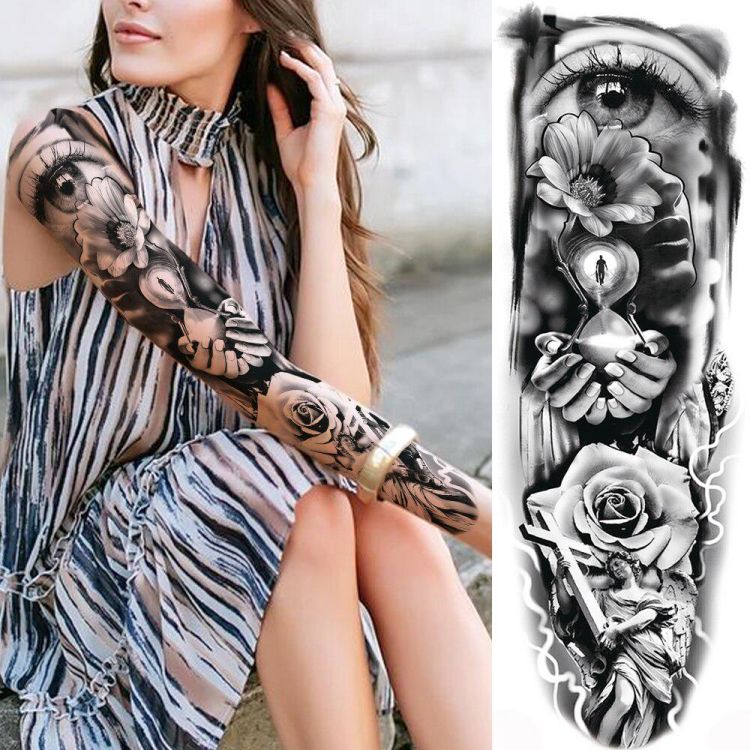 Hot Selling Tattoos Sticker Custom Arm Body Waterproof Temporary Tattoo Sticker Paper