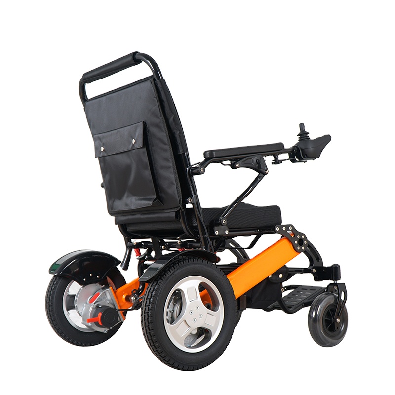JBH D12 Lightweight Cheap Price Foldable Electric Wheelchair For Disabled Travels