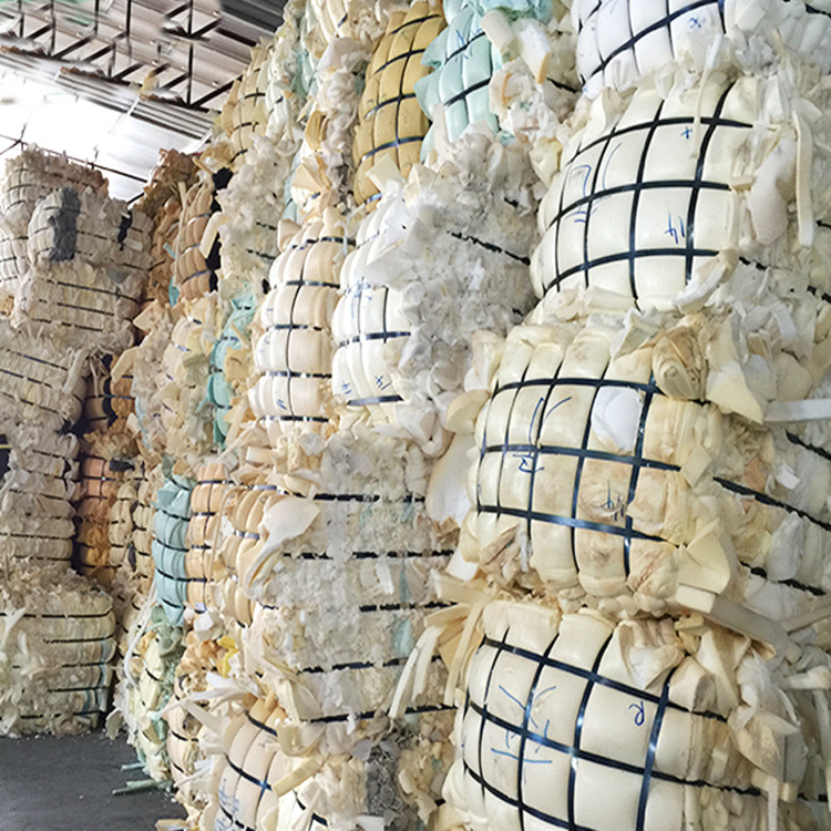 Recyclable sponge scraps