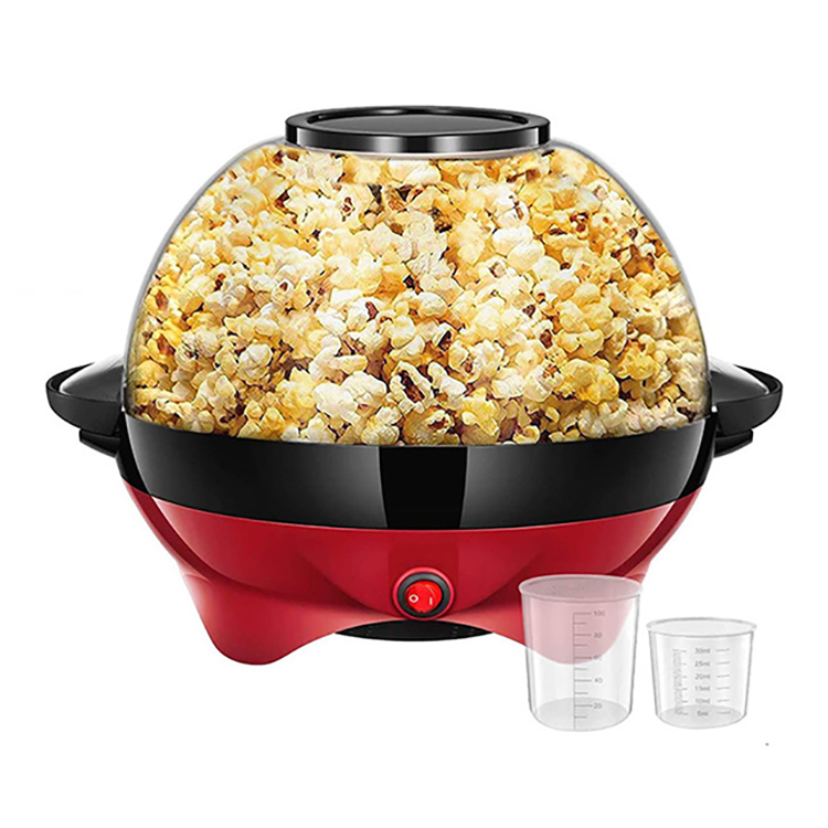 850W 3.6L электрическая перемешивающая машина для приготовления поп-корна горячее масло, масло для изготовления попкорна быстрый нагрев попкорн, тем самым позволяя зернам раскрыться антипригарное покрытие пластины