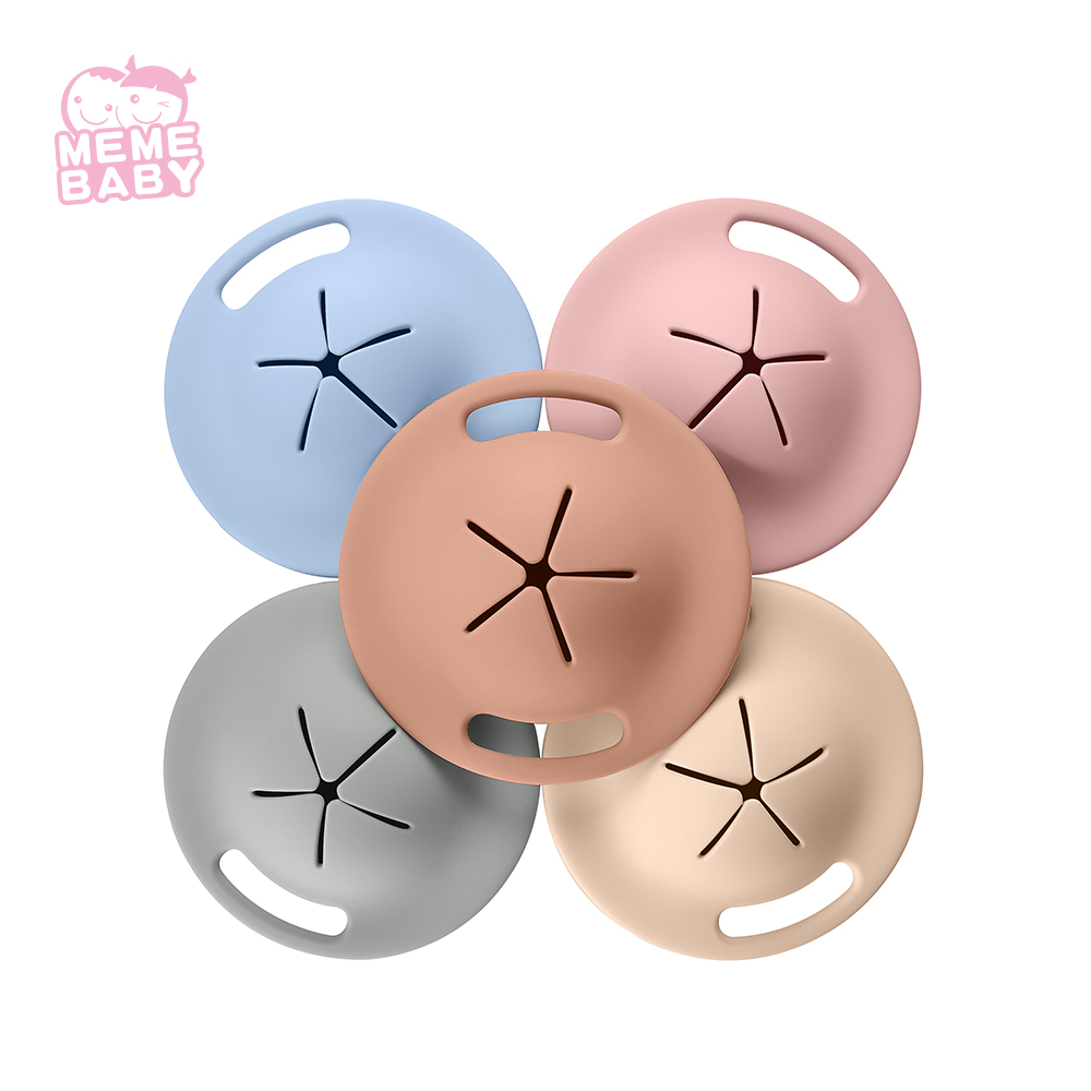 BPA free Original design UFO shaped No spill Toddler Silicone Snack Cups for Kid Food Container Healthy Material Baby Snack Cup