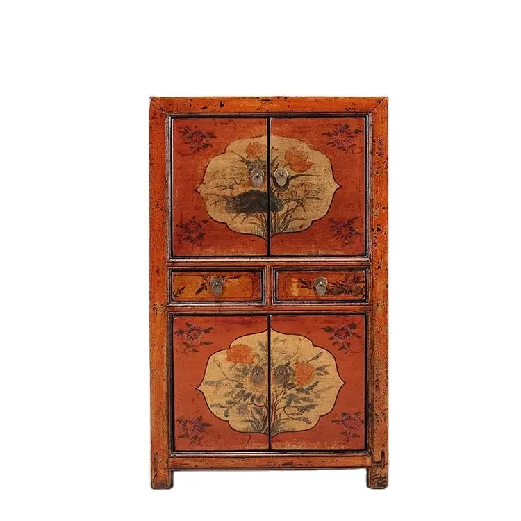 Chinese Antique solid wood porch cabinet