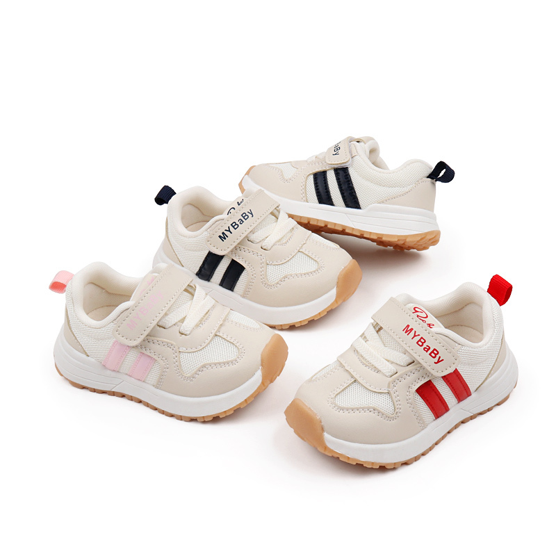 Baby Toddler Shoes Kid Sneaker High Quality Rubber Sole Anti-slip air Mesh Breathable Sport Walking Shoes