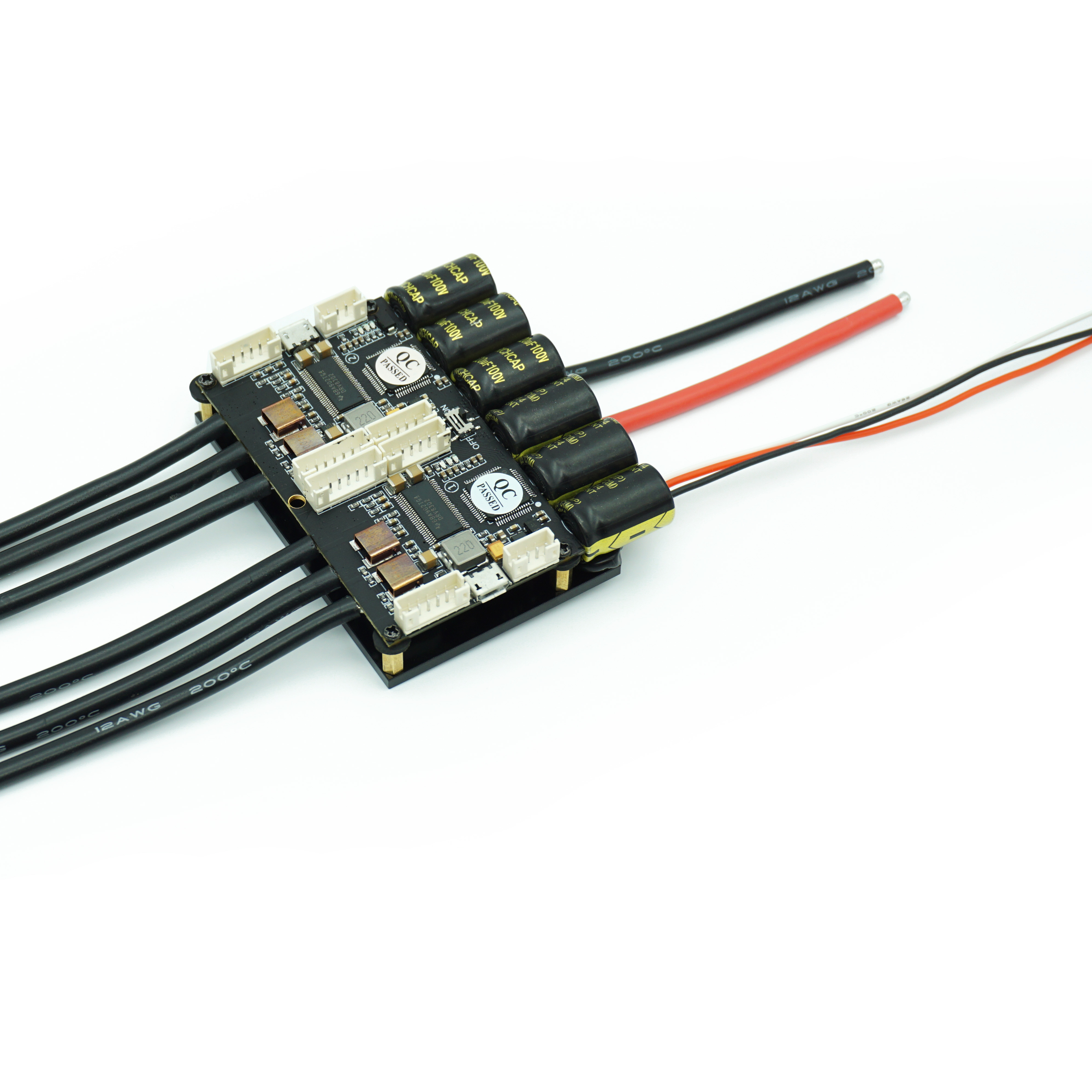 Двухмоторный бесщеточный esc VESC4.20 от Flipsky на базе VESC для электрического скейтборда