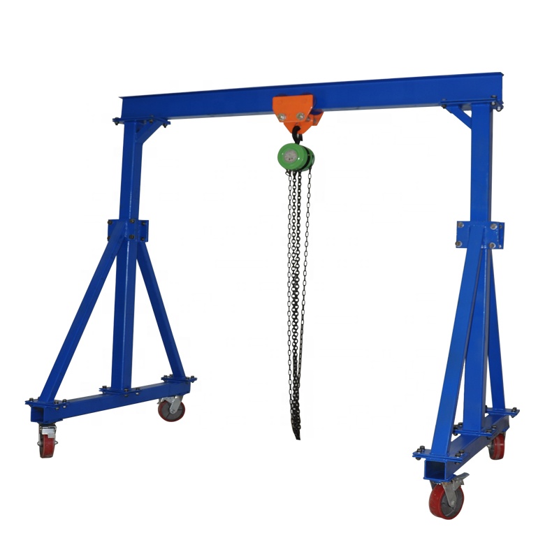 5T Small Electric Portable Mobile Gantry Crane Warehouse material lifting motorized travelling 5ton gantry crane price