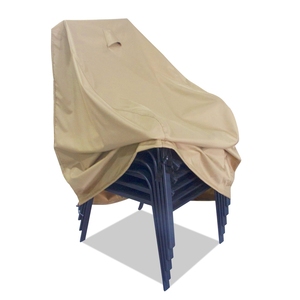 Heavy duty material UV protected outdoor stacking chair cover