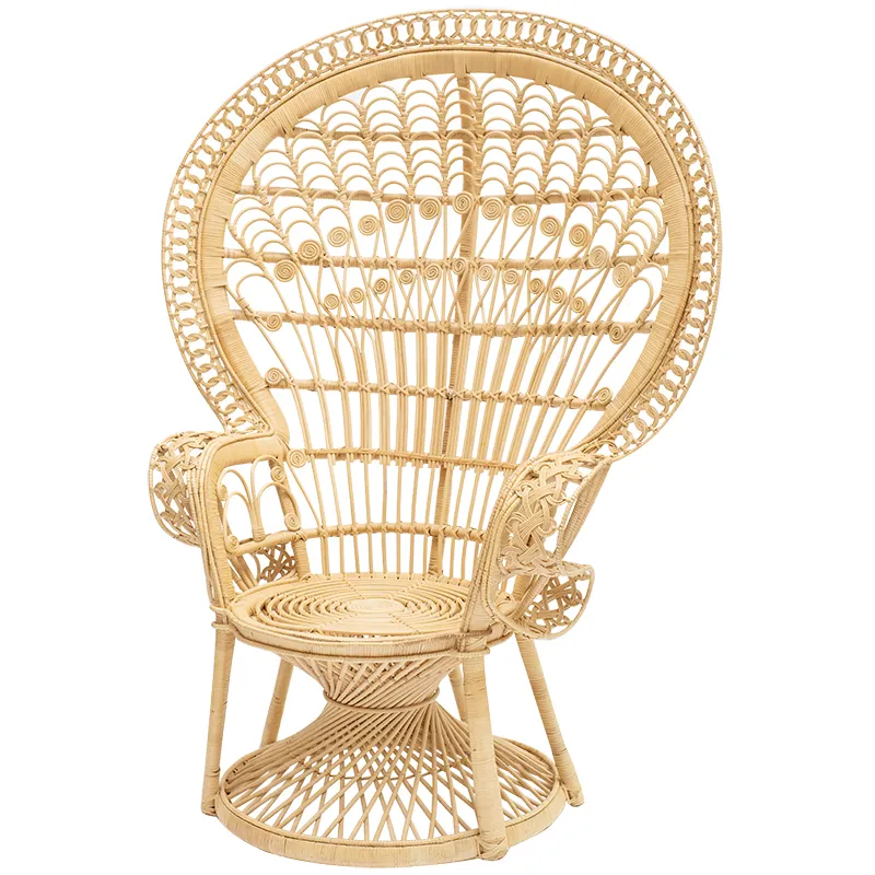 Factory garden chairs chair rattan outdoor patio hanging swing egg with stand peacock chair