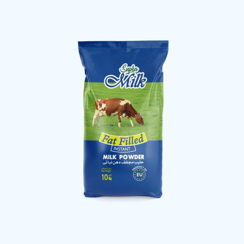 Wholesale Price Supra Lait 10kg Bulk Instant Fat-Filled Milk Powder Dairy Product for Drink Use in Bag Packaging for Sale