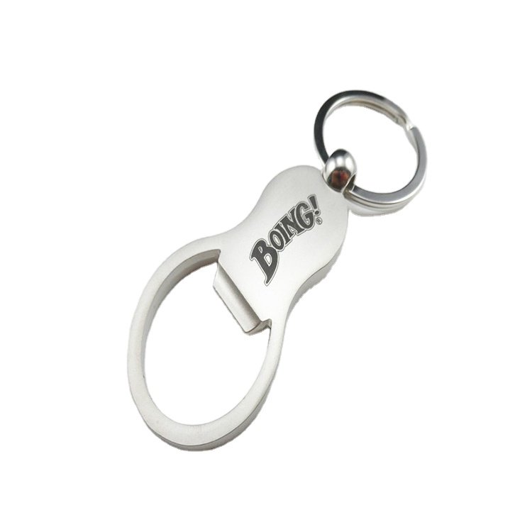 Customized bar beer bottle opener with logo metal ID label opener production