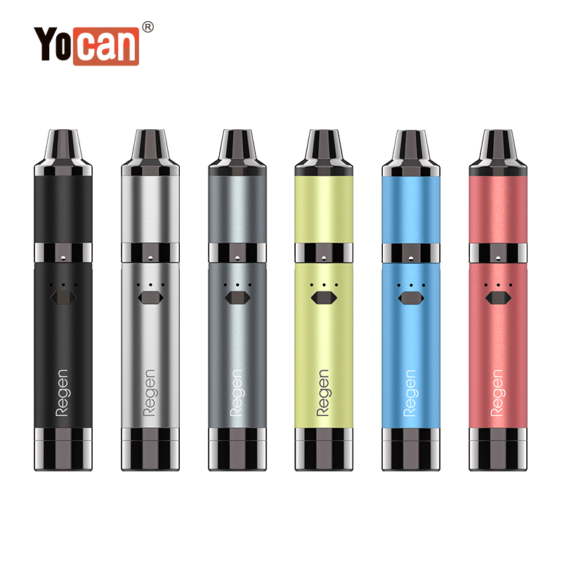 China wholesale Vapor starter kits Yocan Regen 1100mAh vape mods 510 thread wax concentrate vaporizer vape