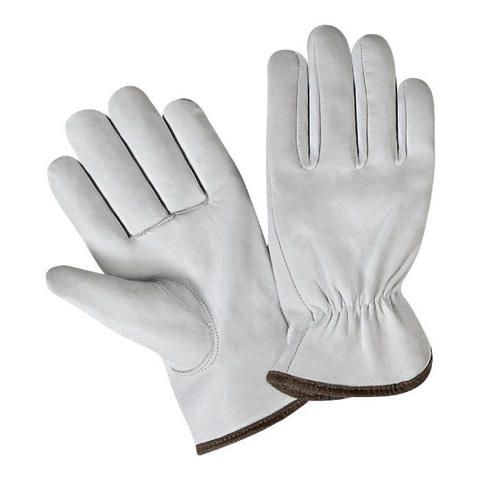 Cowhide Sheepskin Soft Leather Cotton Liner Working Safety Protective Driving Gloves Wholesale
