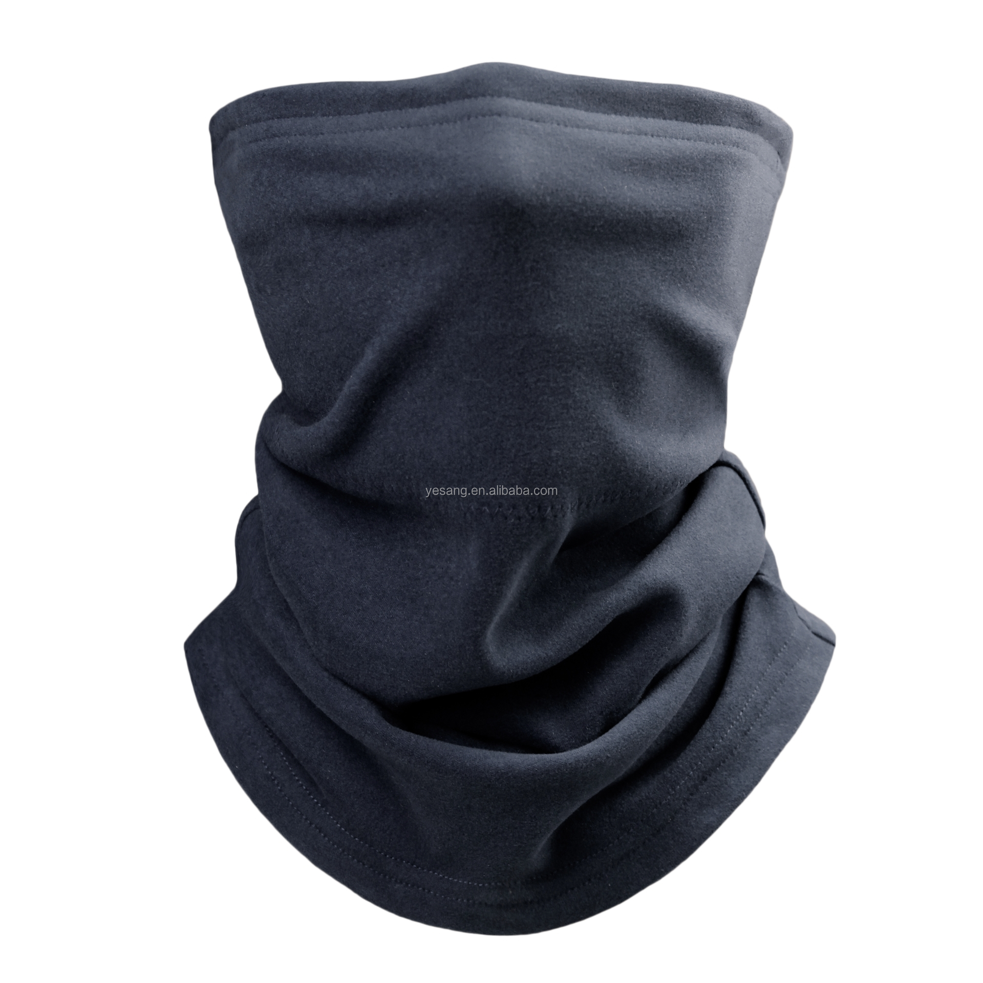 Wholesale Custom Adjustable Ear Loop Winter Tubular Bandana Scarf Cotton Ski Mask Face Cover With Filter Neck Gaiter