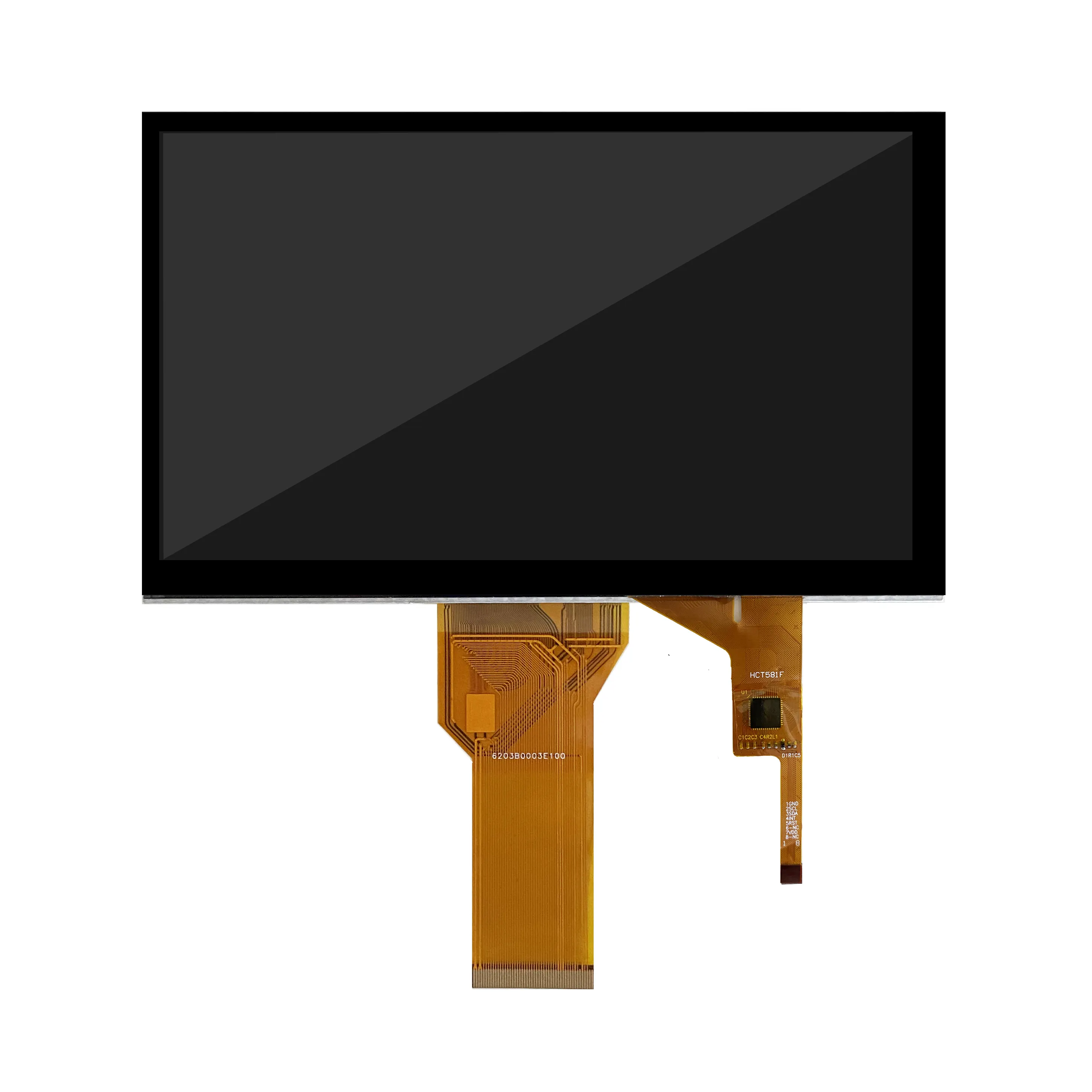Лидер продаж 7 "ips сенсорный экран 800x480 TFT ЖК-панель емкостный сенсорный экран стекло тип 7 дюймов сенсорный экран дисплей