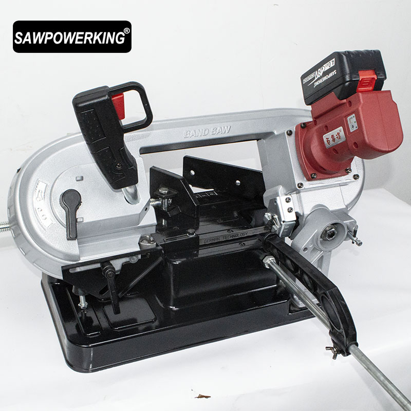 SAWPOWERKING 5in Круглопильный Станок литиевая аккумуляторная дереворежущий станок ленточной пилы для резки металла машины