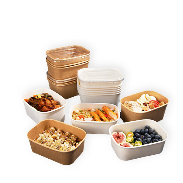 YBY OEM/ODM Kotak Disposable Restaurant Fast Food Takeaway Box With PP Lids