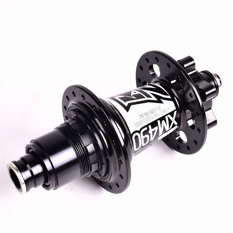 Koozer XM490 Hubs 4 Bearing MTB Mountain Bike Hub Rear 10*135mm QR100*15 12*142mm Thru 28/32/36 Holes Disc Brake Bicycle Hub