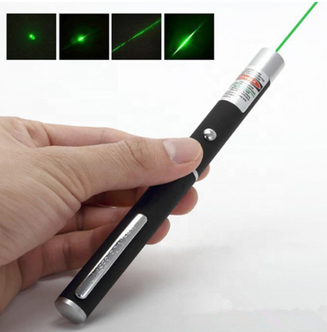 5MW 650nm Green Laser Pen Black Strong Visible Light Beam Laserpointer 3colors Powerful Military Laster Pointer Pen