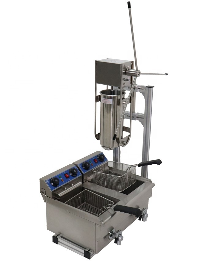 Different capacity 3L 5L 7L Spanish Churros Machine Manual Churros Making Machine Price