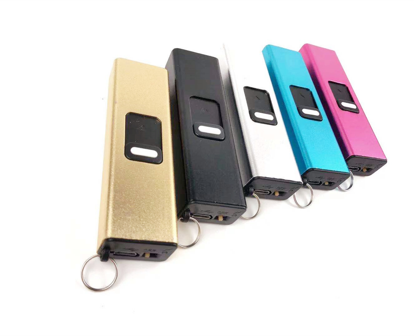 Wholesale Women Mini Colorful Tazer Self Defense supplies Keychain Lipstick Pepper Spray safety kit for women