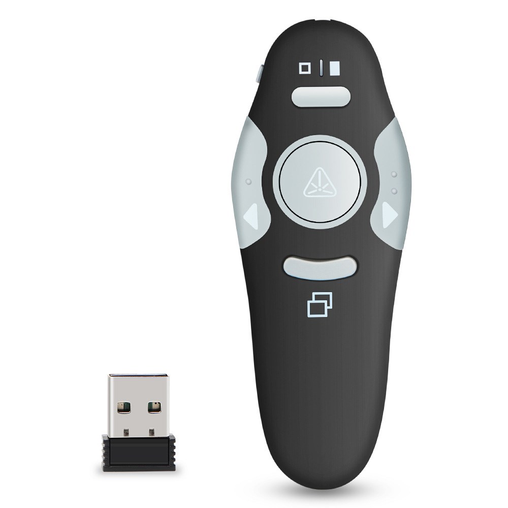 Red Laser pointer 30m 50mw Black USB presentation clicker Body Customized Logo Battery Color Support