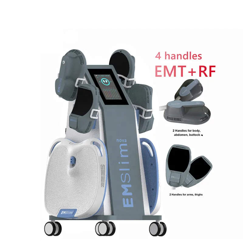sincoheren Muscle Building Fat Burner Device Pelvic Floor 2 And 4 Handle Ems Muscle stimulator Emslim Neo With Rf machine