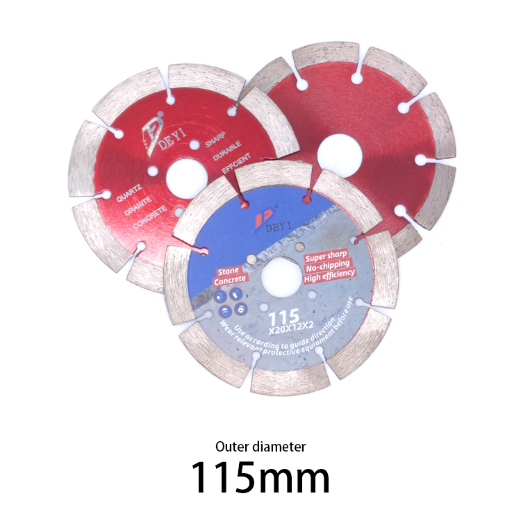 115mm cheapest brick concrete or granit circular segment saw blade diamond disc for stone cutting concrete and brick saw cut