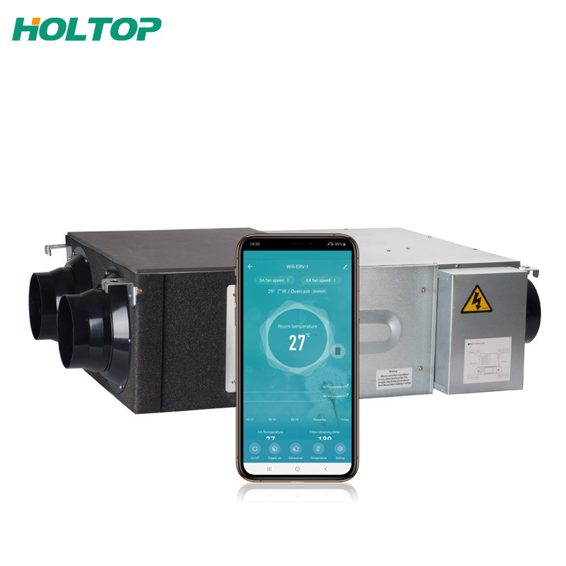 Высокоэффективный вентилятор для рекуперации тепловой энергии система HVAC с рекуператором