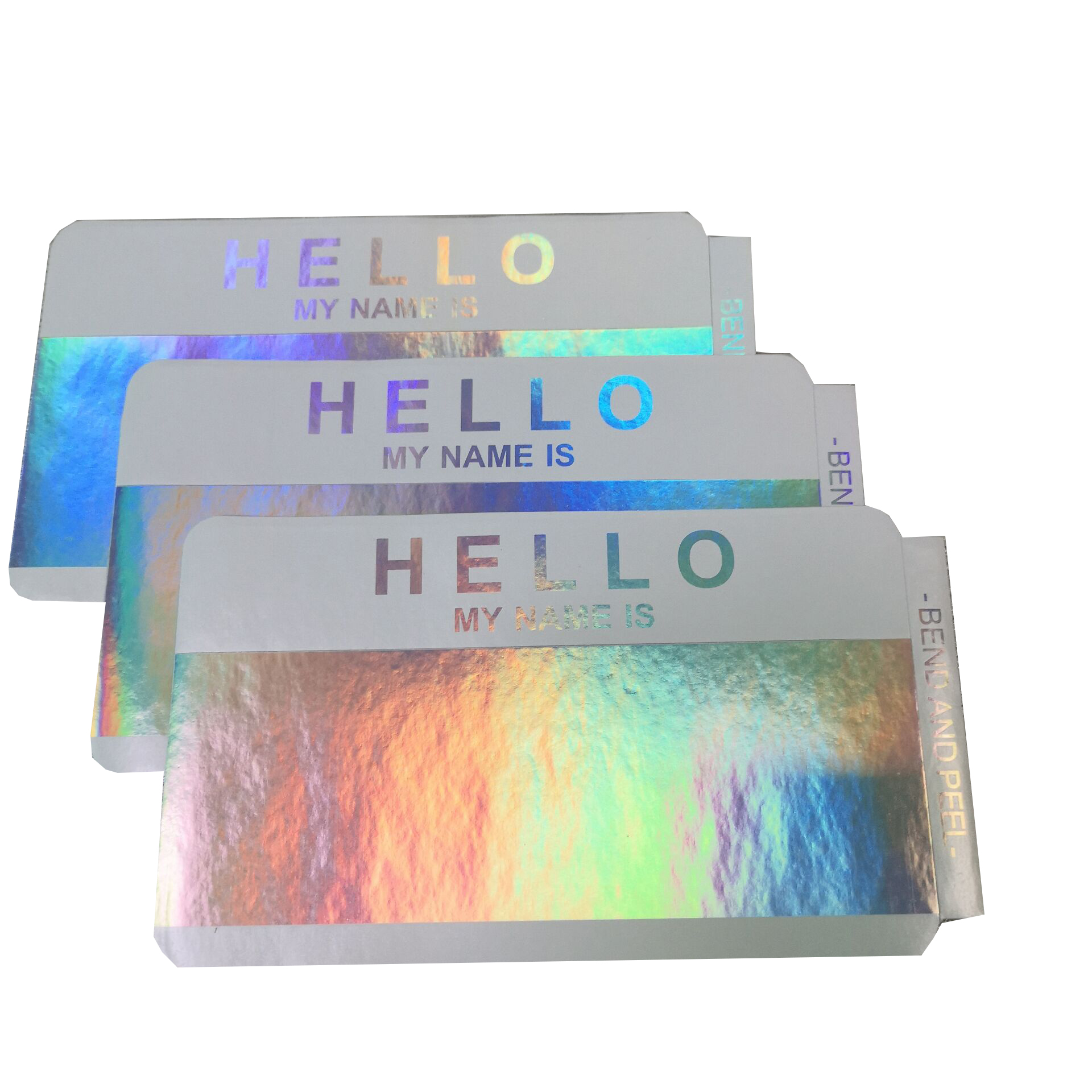 Minrui Holographic Destructible Self Adhesive Wall Decoration Eggshell Sticker Custom