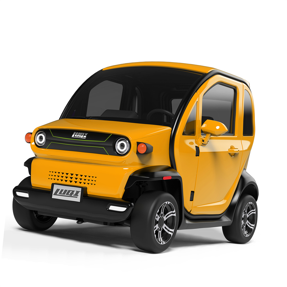 Luqi New Cheep Electric Car 3 Wheel Mini Electric Tricycles Cabin Scooter With Eec