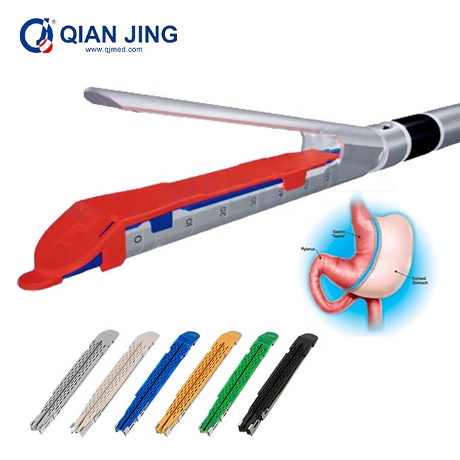 Endoscopic Linear Cutter Stapler GST60B Echelon Flex GST 60mm System Reloads (Blue) 60.0mm x 3.8mm