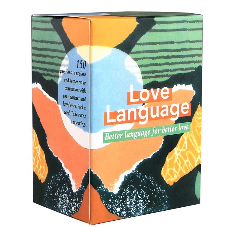 Карты с надписью «Love Language», игрушки для пар, настольные игры