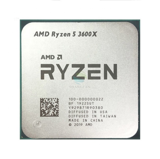 R5 3600X R5 3600X 3.8 GHz Six-Core Twelve-Thread CPU Processor 7NM 95W L3=32M 100-000000022 Socket AM4 Used No Fan