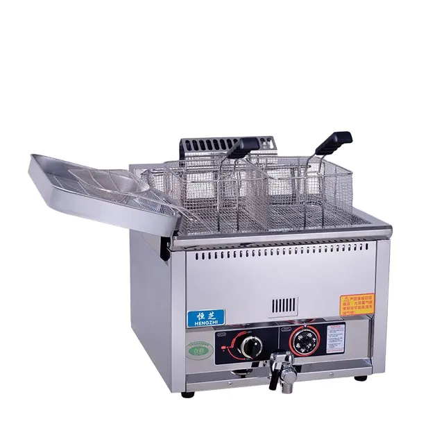 Commercial Industrial Electric Large Deep Fryer Gas