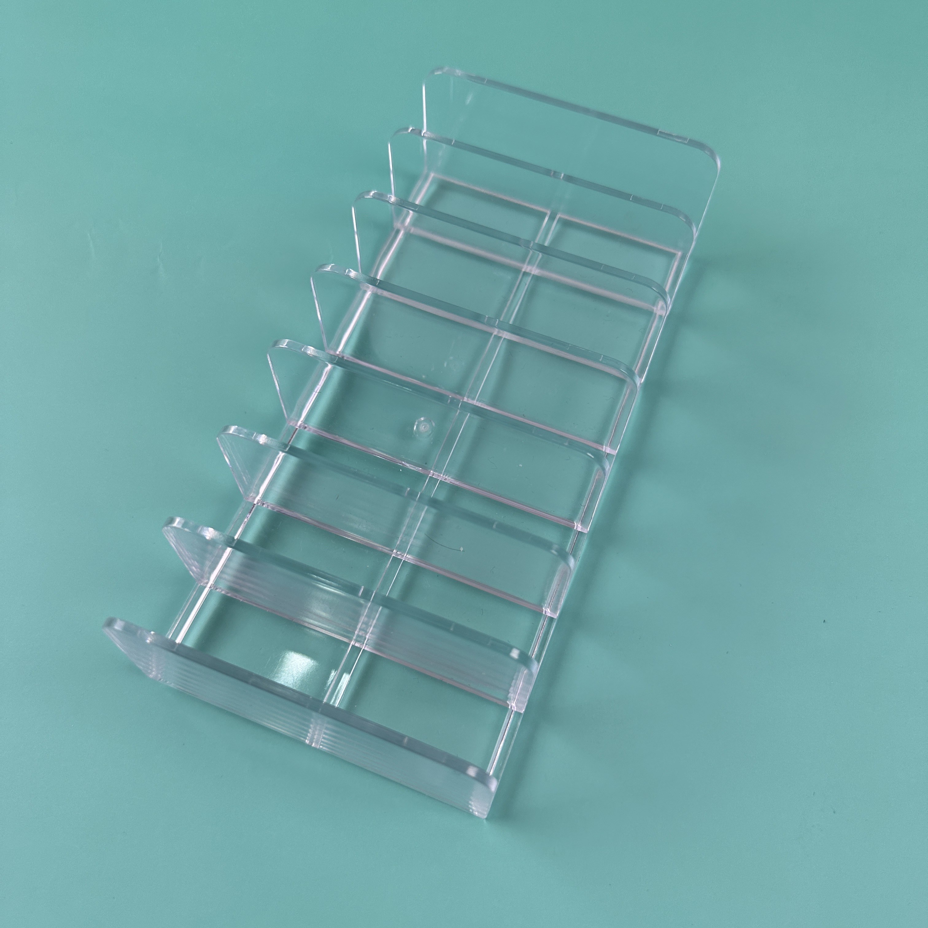 Allifemax Customized Plastic Eyeshadow Palette Makeup Organizer Section Divided Acrylic Make Up Pallet Storage Holder