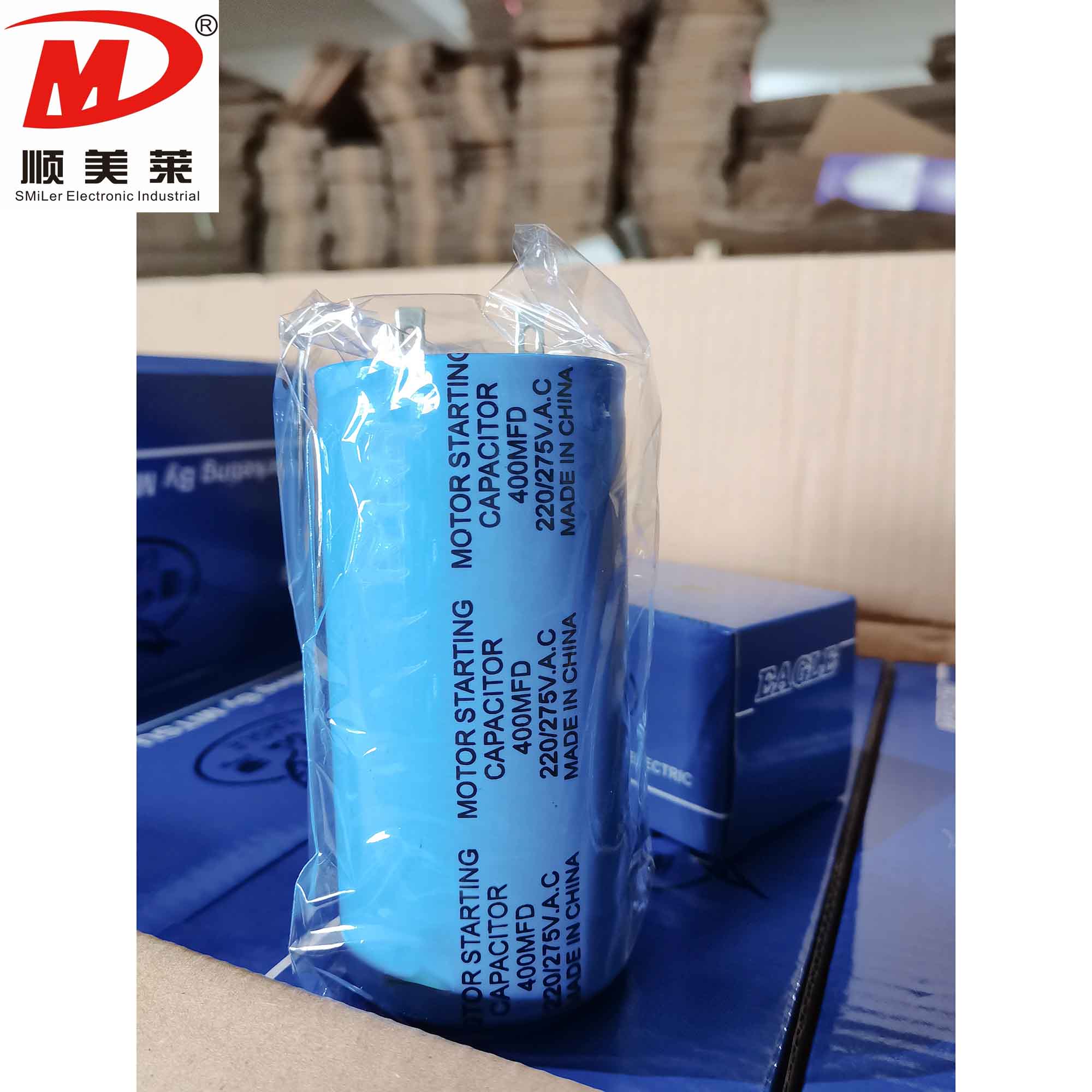 Ac Motor Running Capacitors 1-100uf 450V for Air Conditioner Capacitor in Cd60 Aluminum Electrolytic Capacitor 40/85/21 Photo