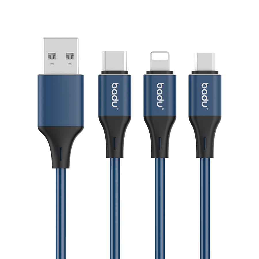 Badu Hot Sale High Quality Micro Usb Cable 1M PVC Data Usb Cable For Android & Iphone