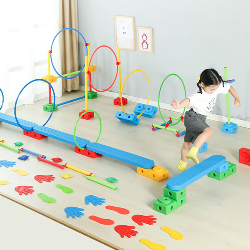 Factory Price 114 Piece Set Sensory Training Equipment Physical Fitness Expansion Game Toddler Sensory Toys Autism Toys Sensory