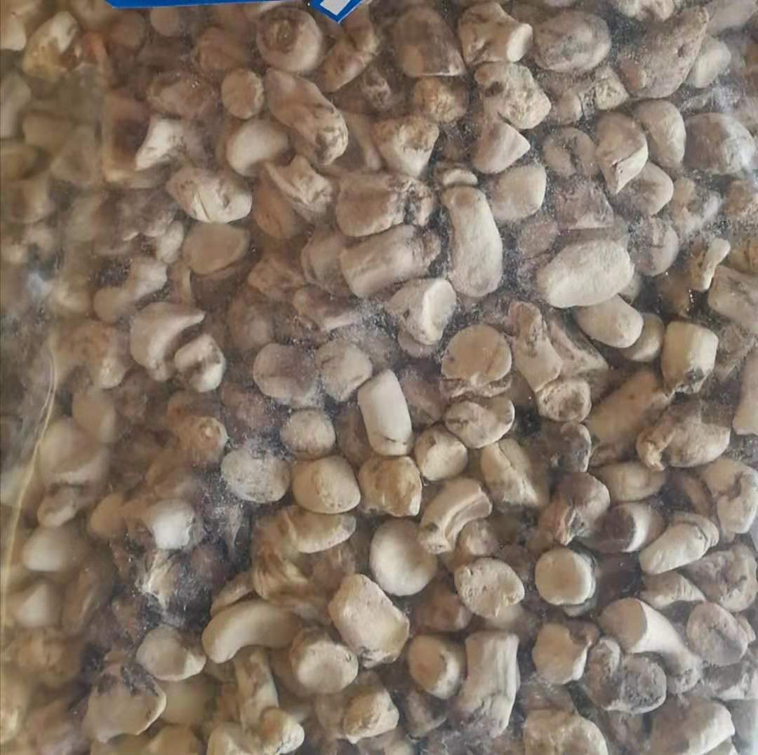 Сушеный на воздухе дегидратированный ствол гриба Shiitake 8*10 мм гранулы