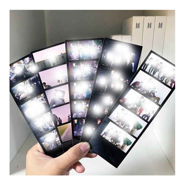 Индивидуальный дизайн, печатная лента для фотографий, бумажные карточки kpop