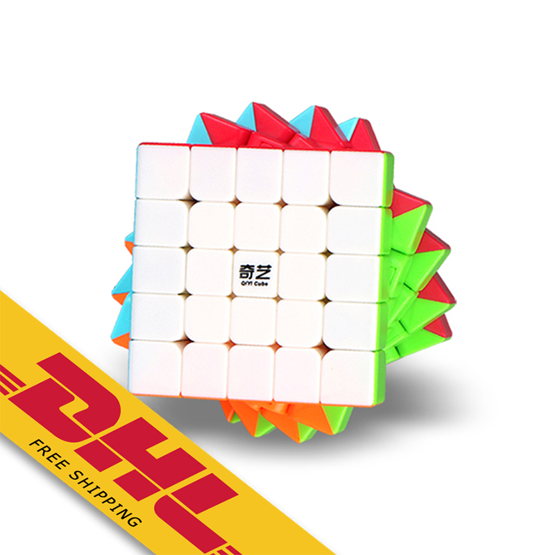 Qiyi QiZheng 5x5 куб головоломка игрушки для начинающих развивающие игрушки без наклеек версия соревнований Волшебные головоломки кубики для детей