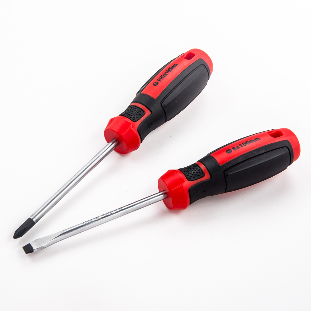 2pcs multifunctional promotional hand tools creative electroplated slot philip CR-V magnetic screwdriver set