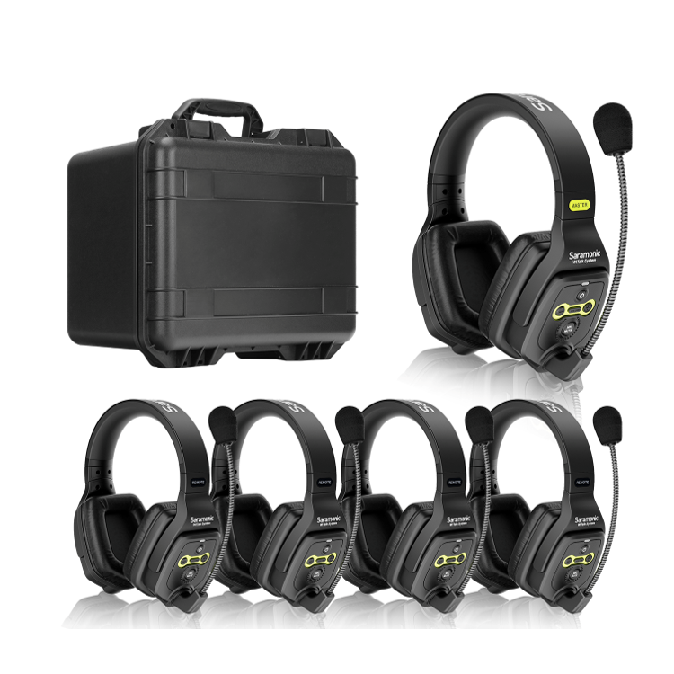 Saramonic WiTalk WT5D 5 человек 400 м профессиональная команда кино телевидение сценическое производство полный дуплекс 1,9 ГГц Беспроводная гарнитура внутренняя связь